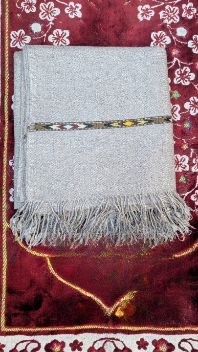 Dignity Grey | Heritage Wool Shawl